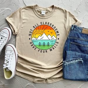 Not Our Classroom Have Four Walls Shirt, Camping Matching Shirts